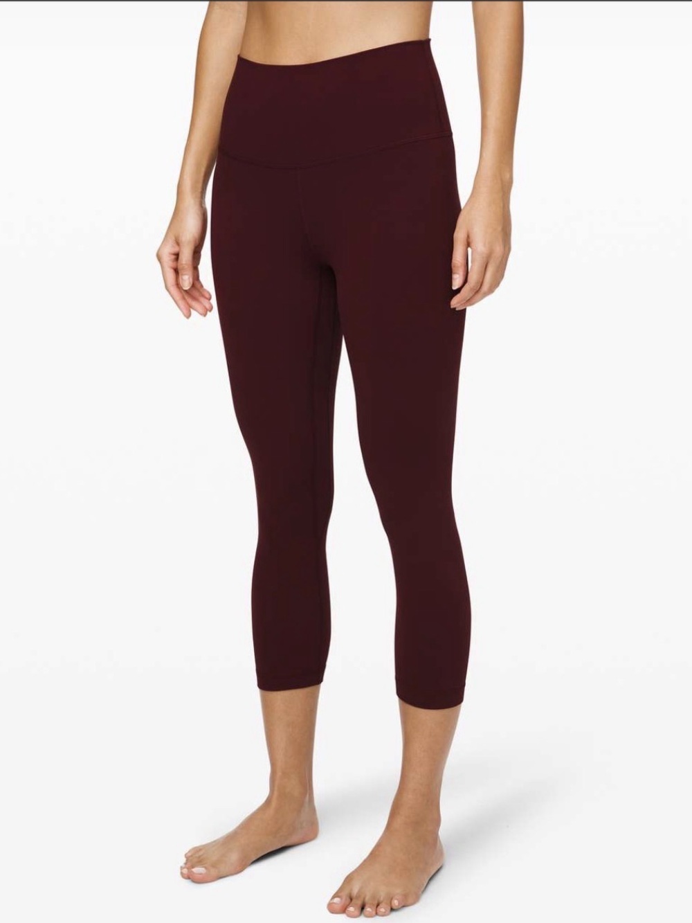 Lululemon Align Crop 21" Garnet (Size 6) - Picture 4 of 6